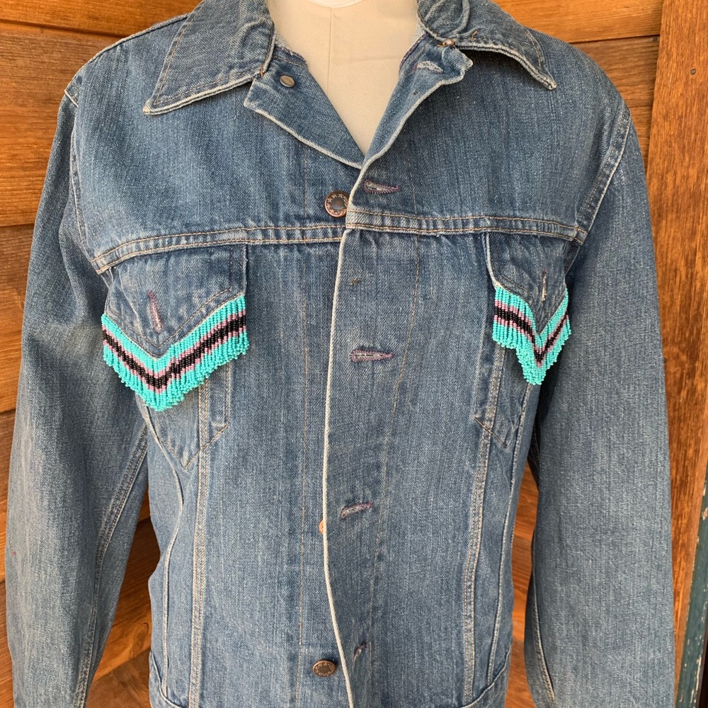 Jeans West beaded denim jacket